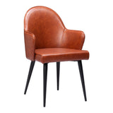 ZUO Silloth Dining Chair Brown