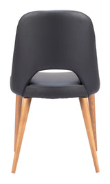 ZUO Leith Dining Chair (Set of 2) Black
