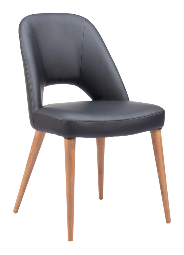 ZUO Leith Dining Chair (Set of 2) Black