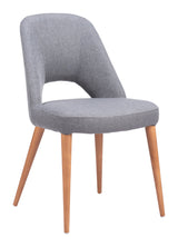 ZUO Leith Dining Chair (Set of 2) Gray