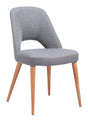 ZUO Leith Dining Chair (Set of 2) Gray