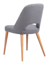 ZUO Leith Dining Chair (Set of 2) Gray