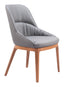ZUO Ayr Dining Chair (Set of 2) Slate Gray