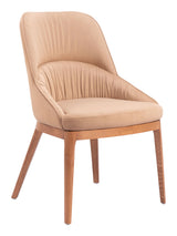 ZUO Ayr Dining Chair (Set of 2) Tan