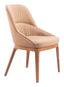 ZUO Ayr Dining Chair (Set of 2) Tan