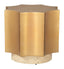 ZUO Osam Side Table Gold & Beige