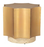 ZUO Osam Side Table Gold & Beige