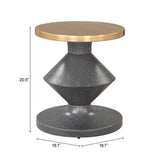 ZUO Litar Side Table Multicolor