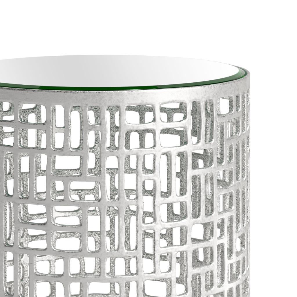 ZUO Reden Side Table Set (2-Piece) Silver