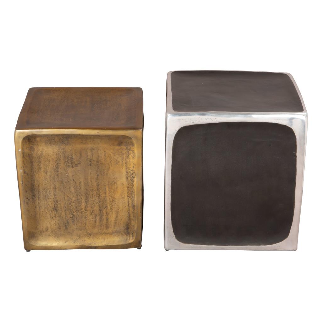 ZUO Brics Side Table Set (2-Piece) Multicolor
