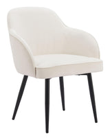 ZUO Jolie Dining Chair (Set of 2) Ivory