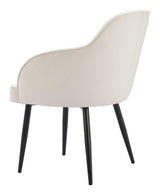 ZUO Jolie Dining Chair (Set of 2) Ivory