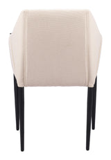 ZUO Andover Dining Chair (Set of 2) Beige