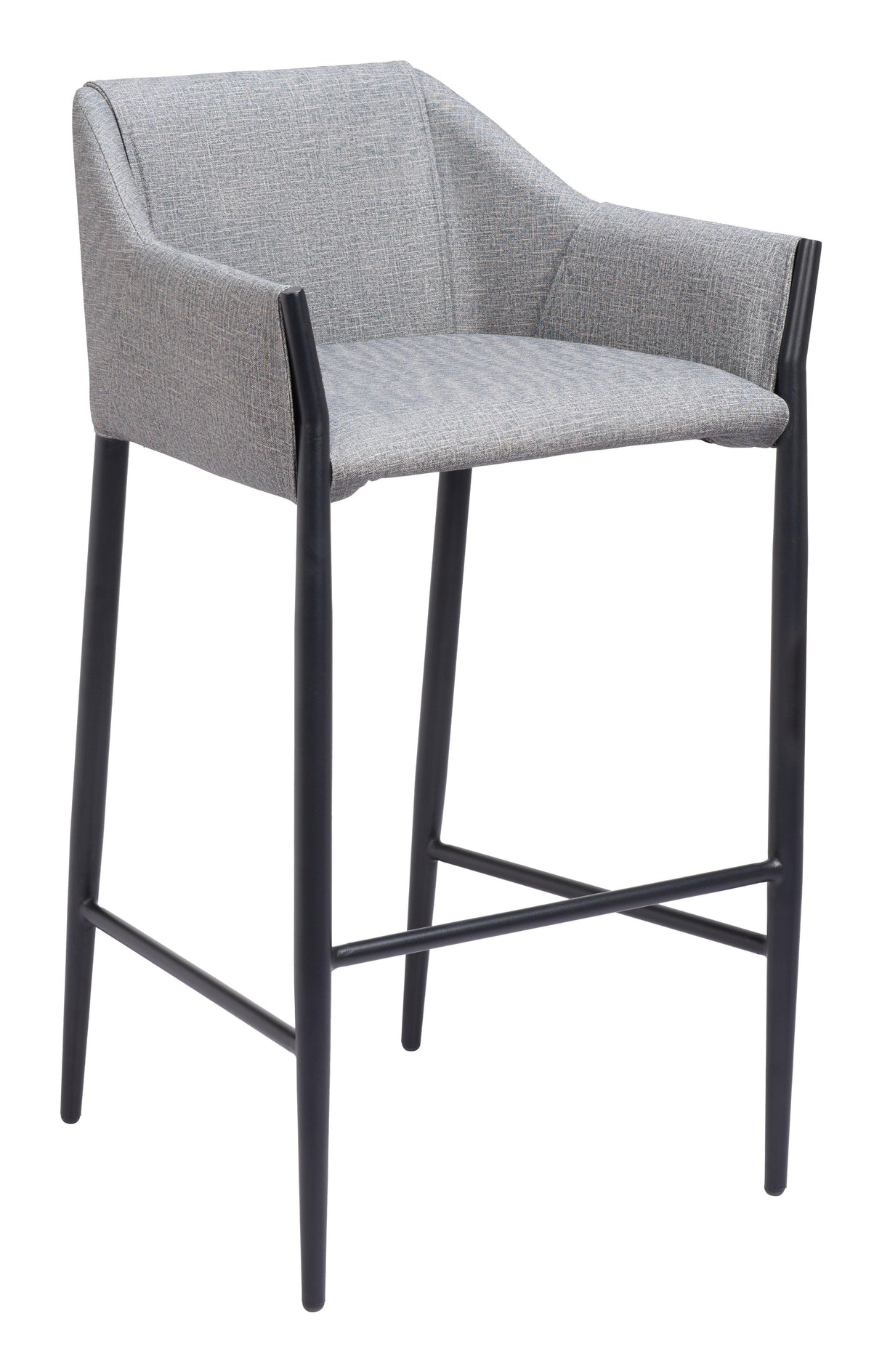 ZUO Andover Barstool Slate Gray