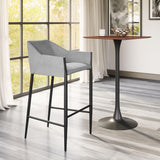 ZUO Andover Barstool Slate Gray