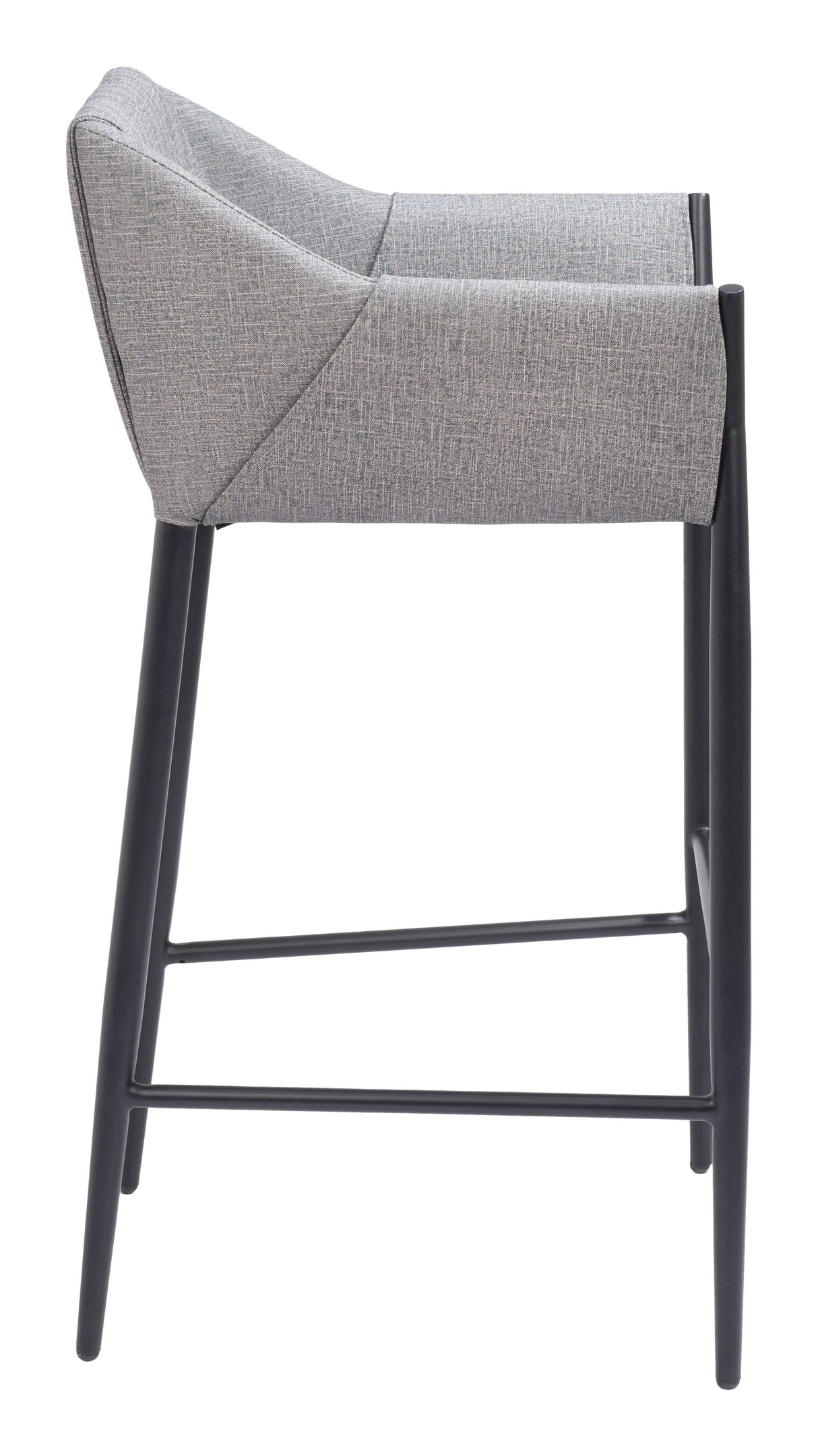 ZUO Andover Barstool Slate Gray