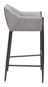 ZUO Andover Barstool Slate Gray
