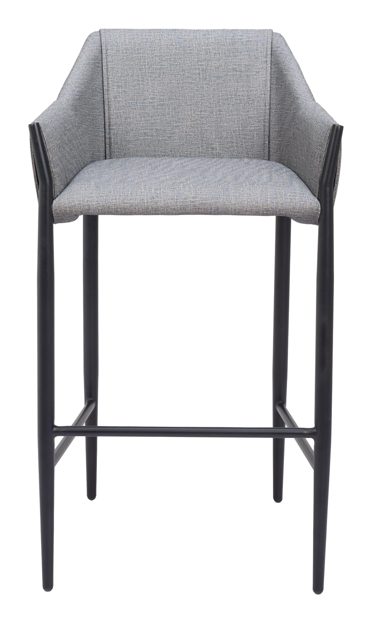 ZUO Andover Barstool Slate Gray