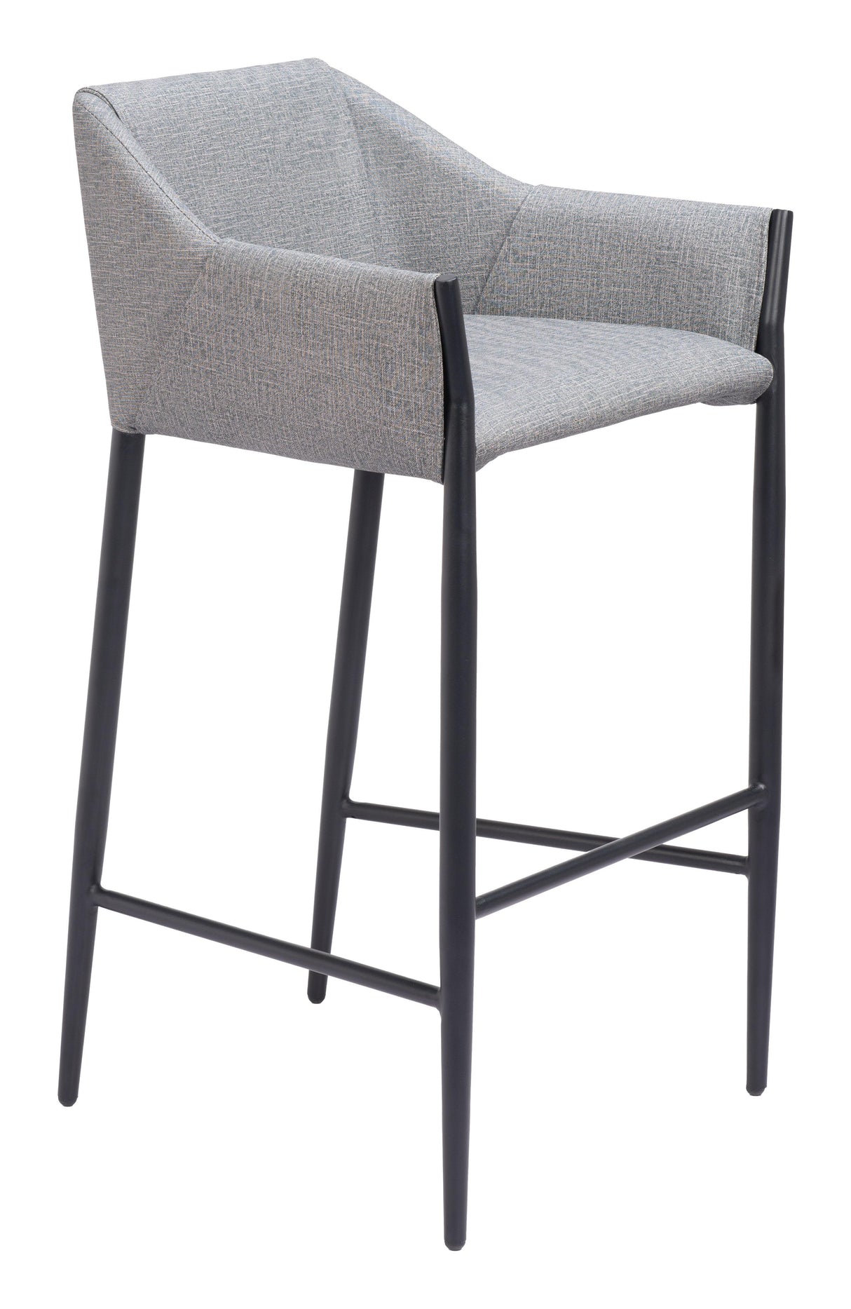 ZUO Andover Barstool Slate Gray