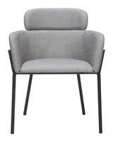 ZUO Bremor Dining Chair (Set of 2) Slate Gray