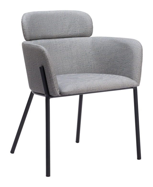 ZUO Bremor Dining Chair (Set of 2) Slate Gray