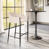 ZUO Andover Barstool Beige