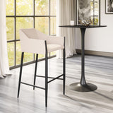 ZUO Andover Barstool Beige