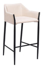 ZUO Andover Barstool Beige