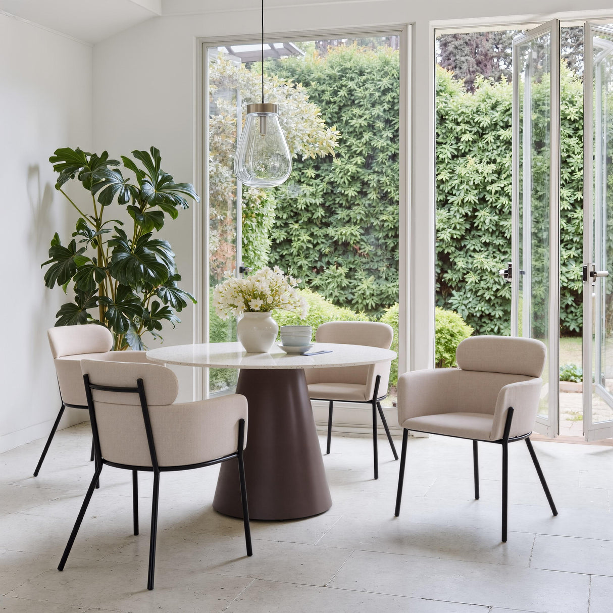 ZUO Bremor Dining Chair (Set of 2) Beige