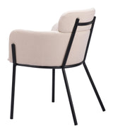 ZUO Bremor Dining Chair (Set of 2) Beige