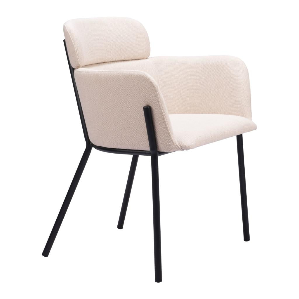 ZUO Bremor Dining Chair (Set of 2) Beige