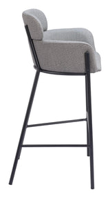 ZUO Bremor Barstool Slate Gray