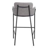 ZUO Bremor Barstool Slate Gray