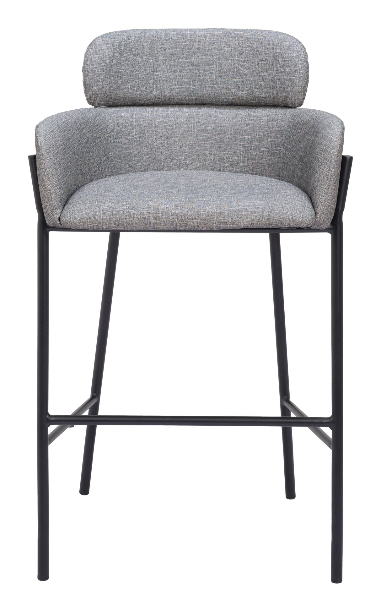 ZUO Bremor Barstool Slate Gray
