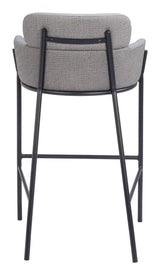 ZUO Bremor Barstool Slate Gray