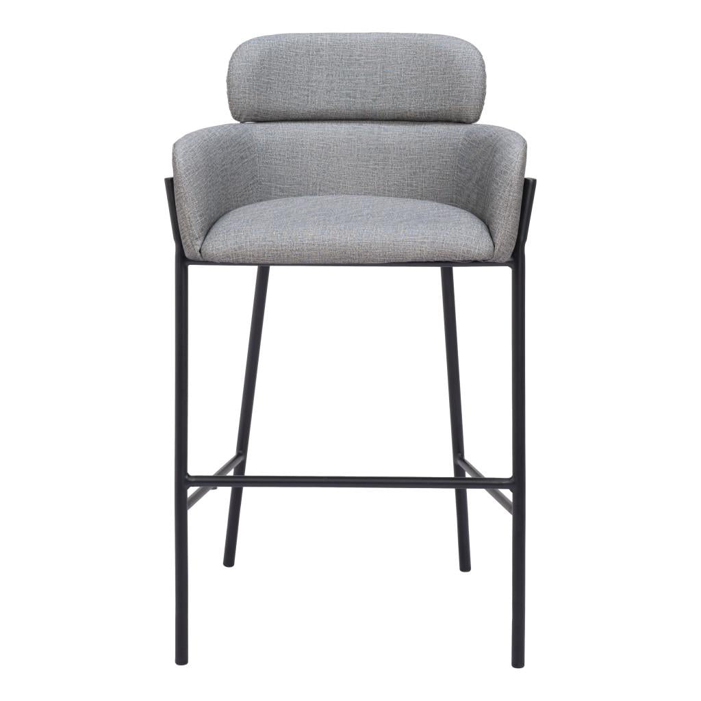 ZUO Bremor Barstool Slate Gray