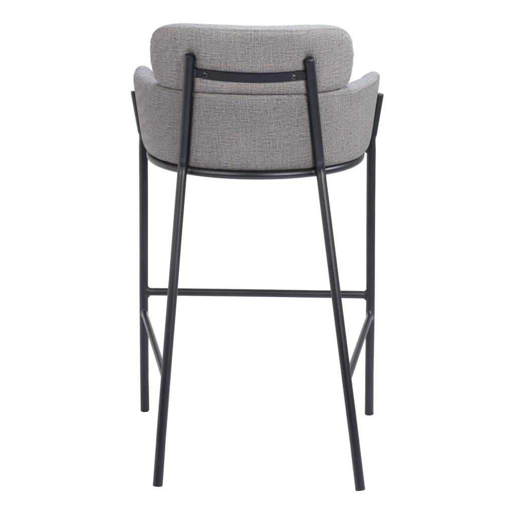 ZUO Bremor Barstool Slate Gray