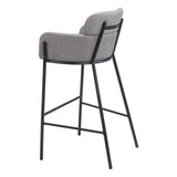 ZUO Bremor Barstool Slate Gray