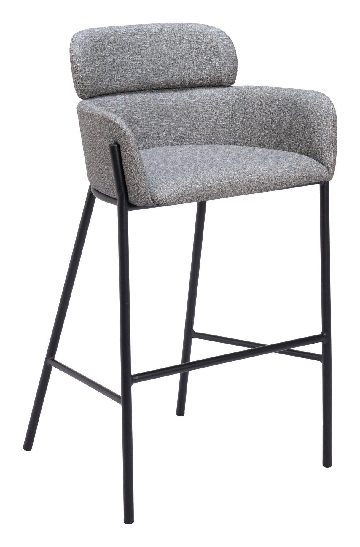 ZUO Bremor Barstool Slate Gray