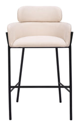 ZUO Bremor Barstool Beige