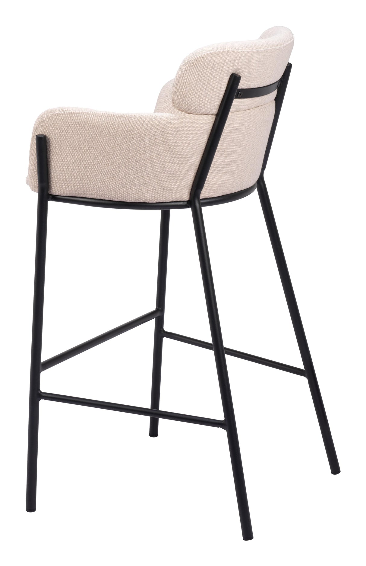 ZUO Bremor Barstool Beige