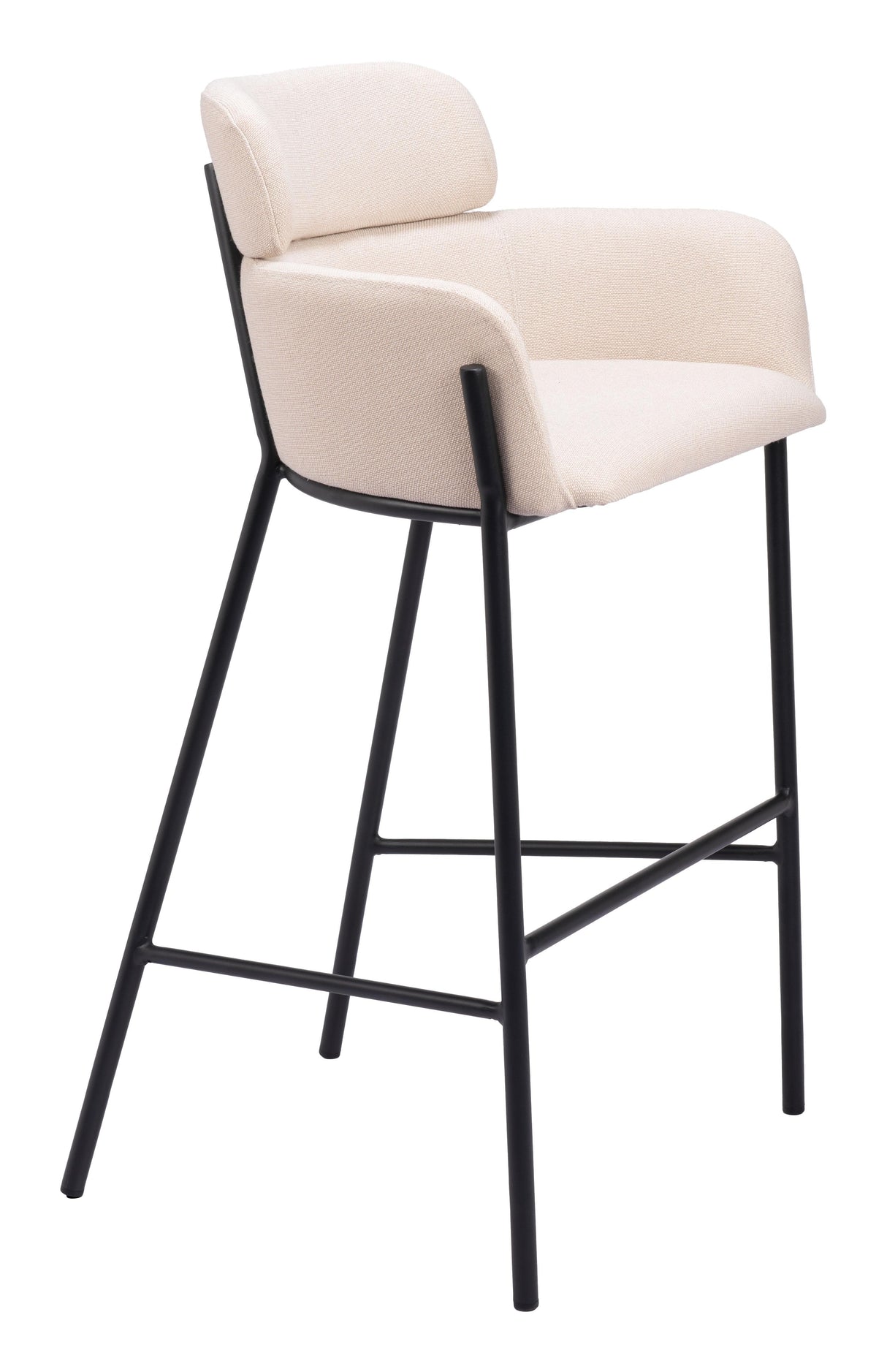 ZUO Bremor Barstool Beige