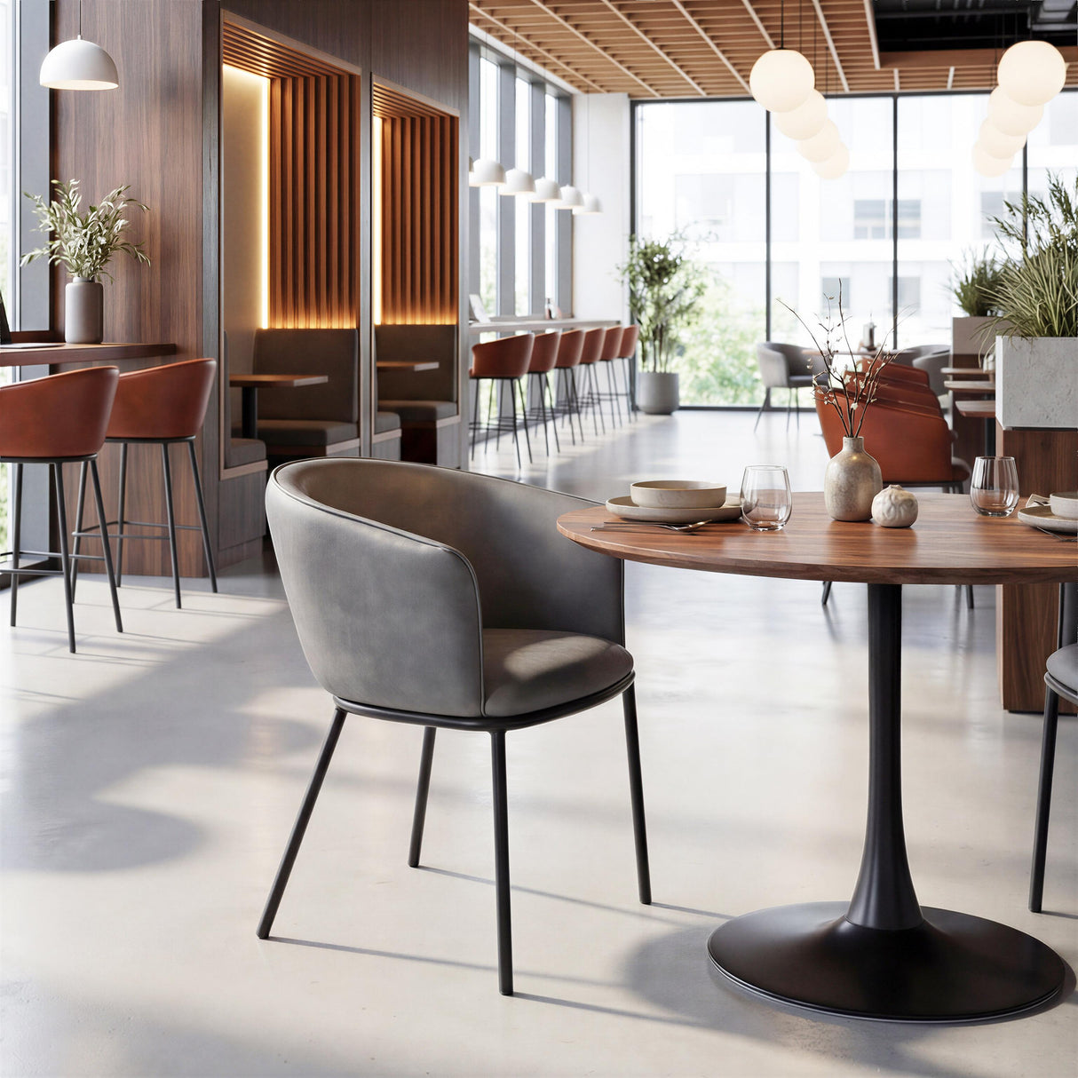 ZUO Garston Dining Chair Gray