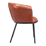 ZUO Garston Dining Chair Brown