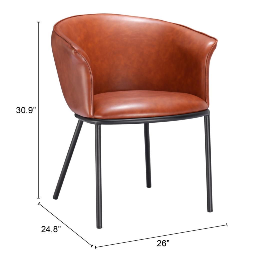 ZUO Garston Dining Chair Brown
