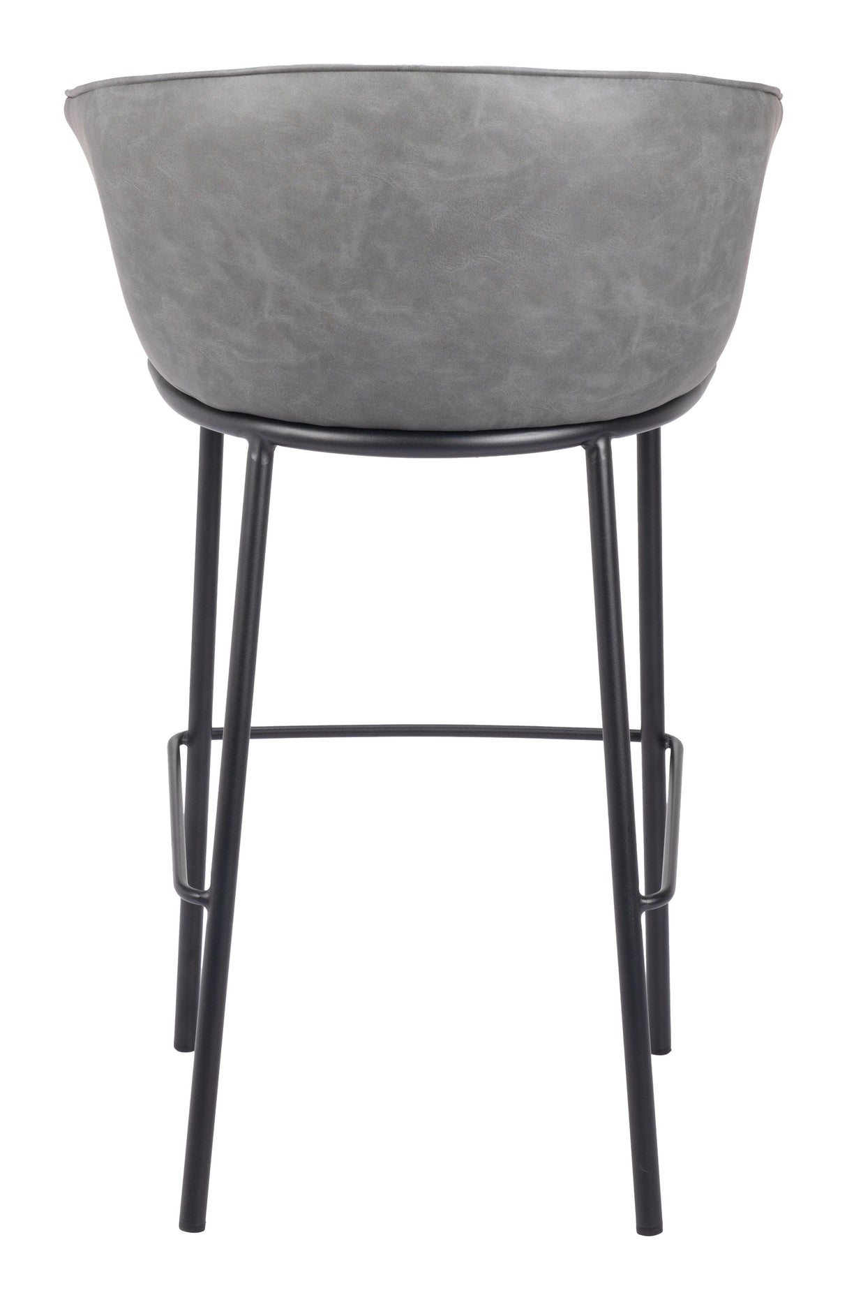 ZUO Garston Barstool Gray