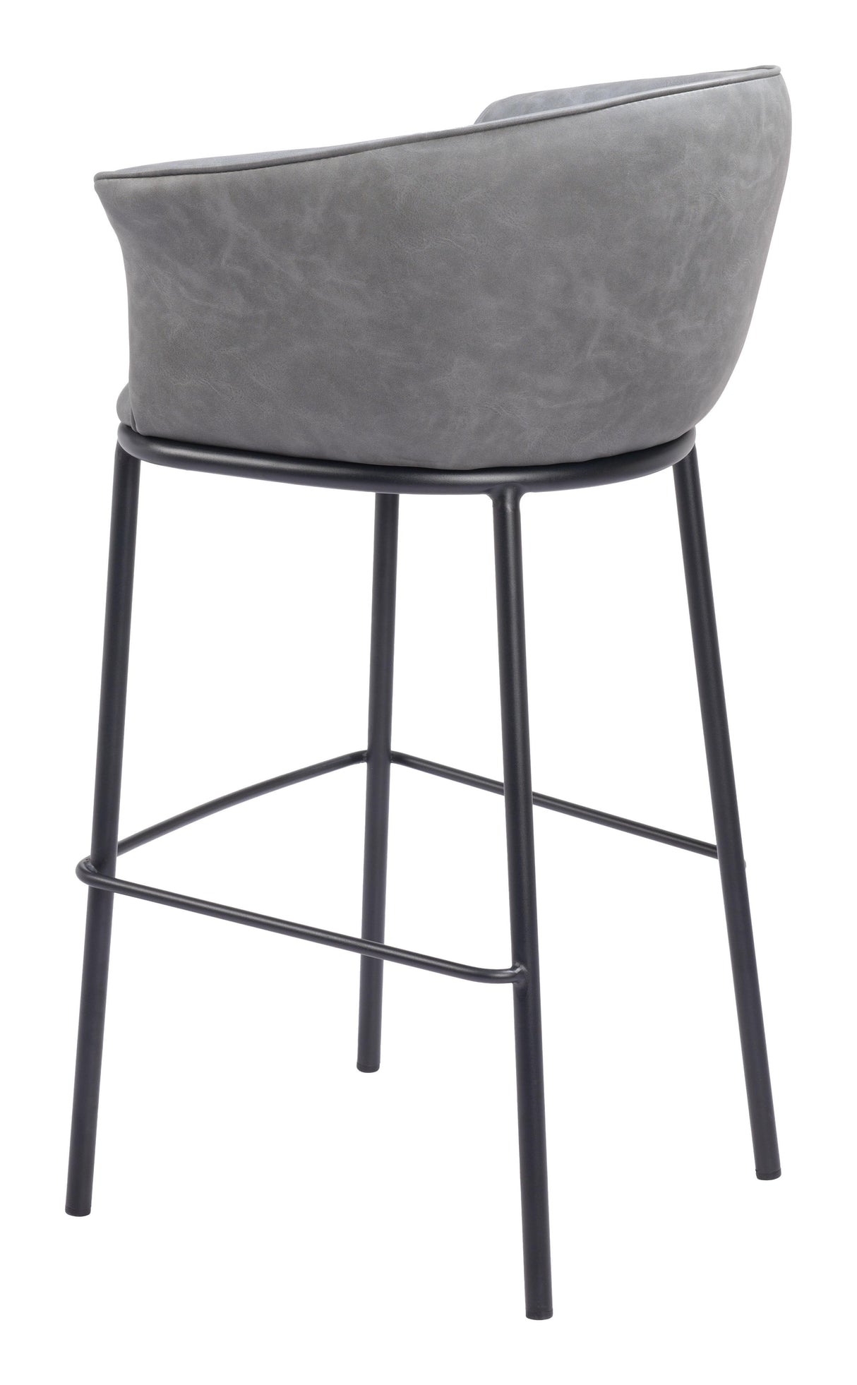 ZUO Garston Barstool Gray