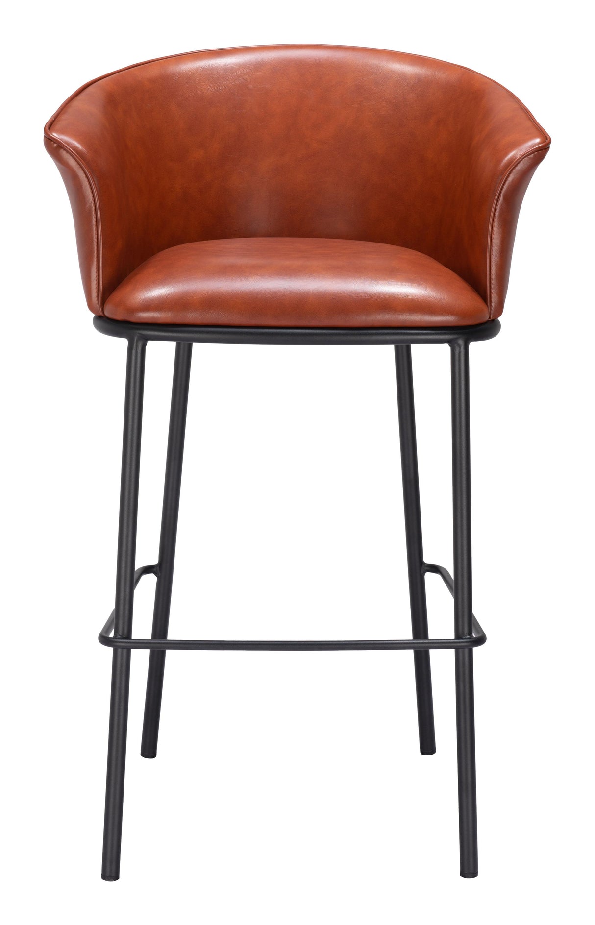 ZUO Garston Barstool Brown