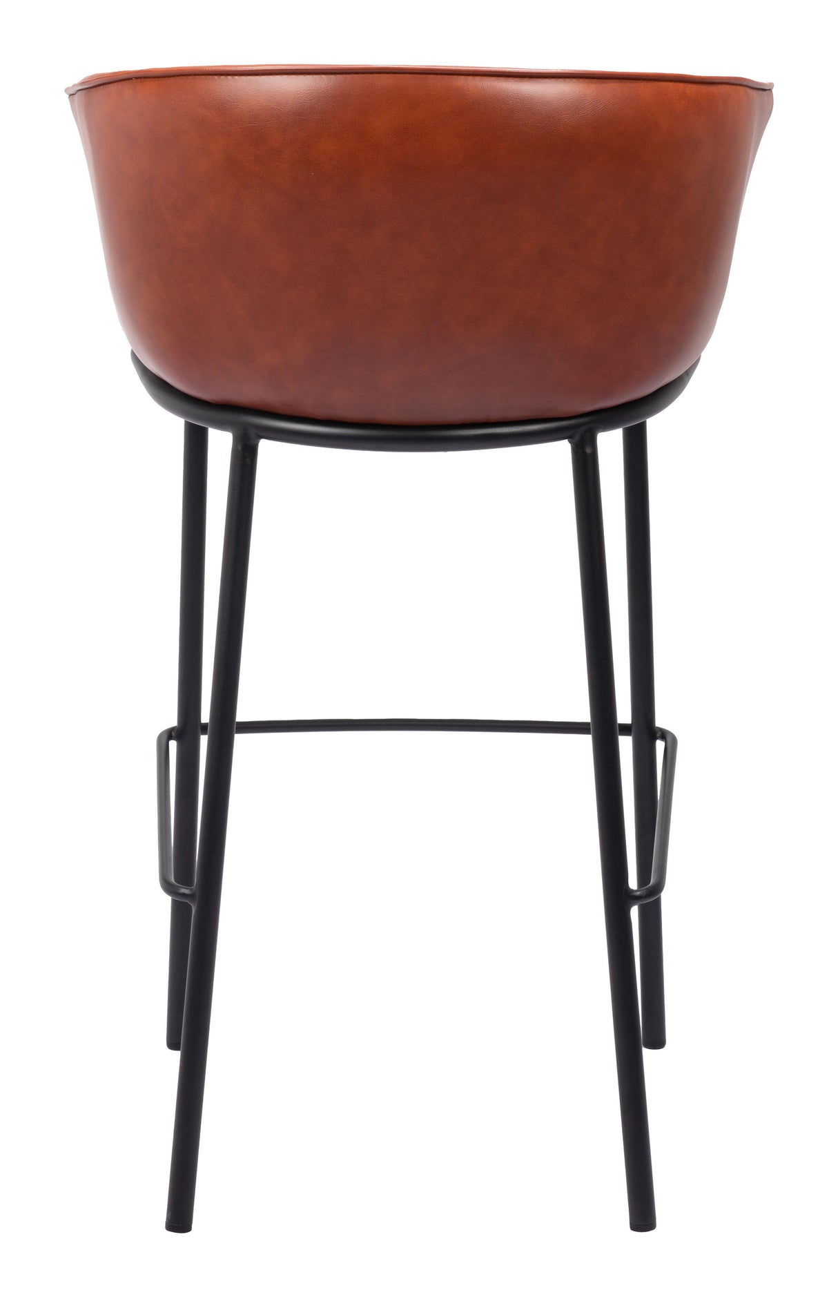 ZUO Garston Barstool Brown