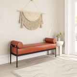 ZUO Barrow Bench Brown